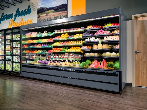 Multi Deck Display Case for vegetables