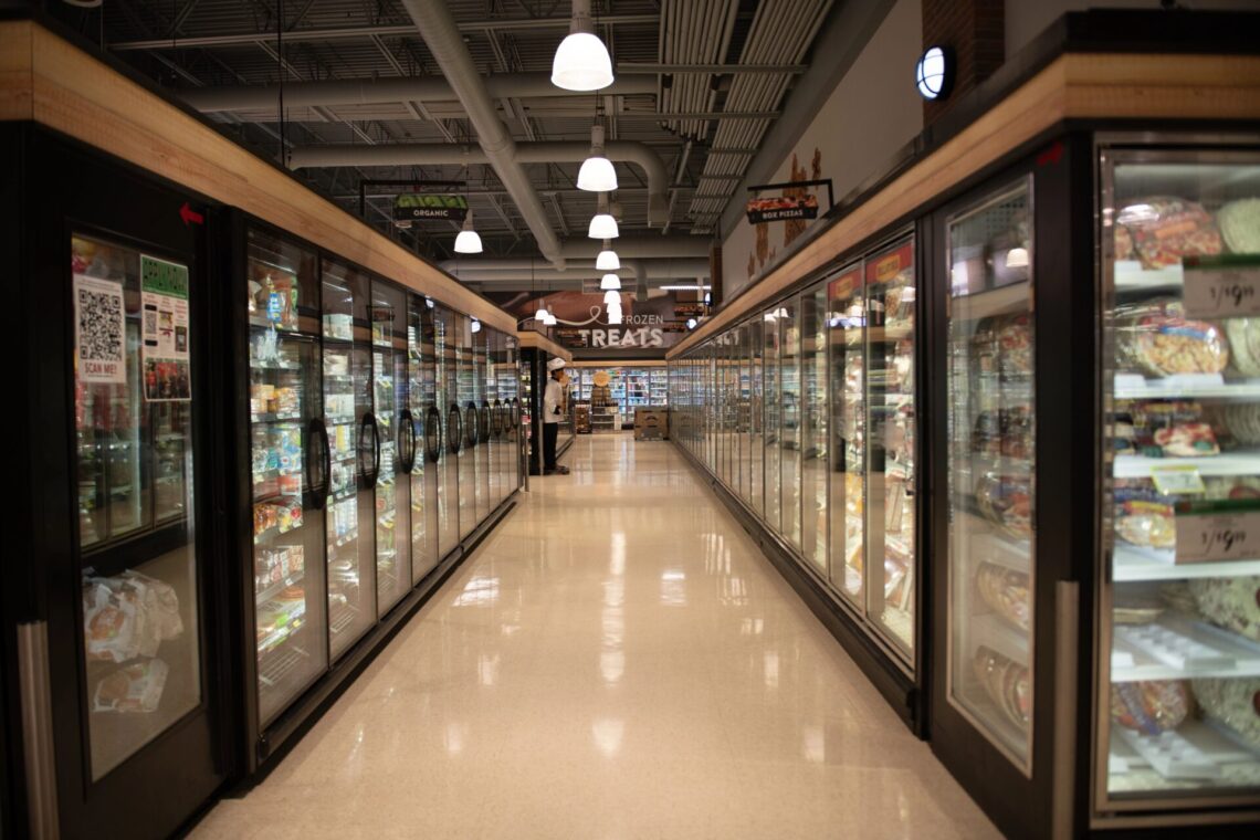 An inside picture of a store